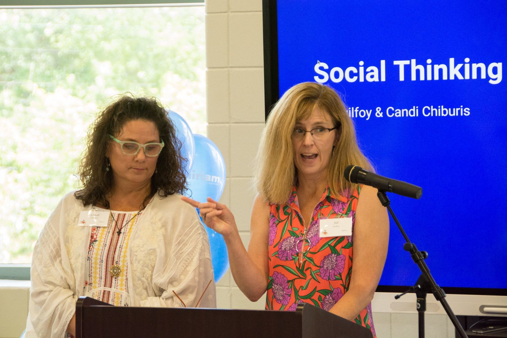 Candi Chiburis, Jill Guilfoy speak at the Friends of Miriam Luncheon